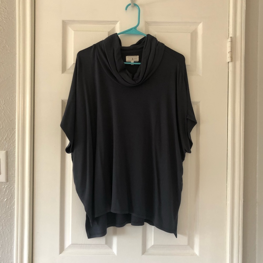 Slouchy cowl neck top